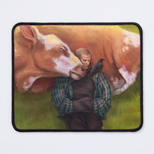 Item preview, Ronan Lynch and a cow designed and sold by sirzuu.