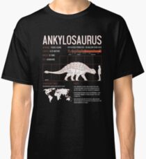Ankylosaurus Dinosaur Facts Mens Womens Kids Science Classic T-Shirt