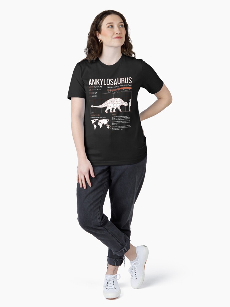 Ankylosaurus Dinosaur Facts T Shirt Mens Womens Kids Science Ankylosaurus Dinosaur Facts T Shirt Mens Womens Kids Science