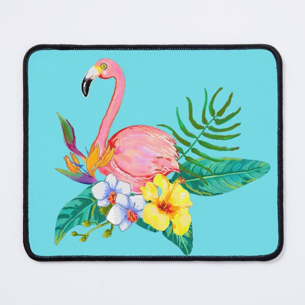 Item preview,  Flamingo And Tropical Flora Design designed and sold by KathteeDesign.