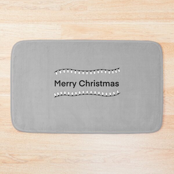 Item preview, Merry Christmas With White Christmas Lights designed and sold by ArtbyLucy27.
