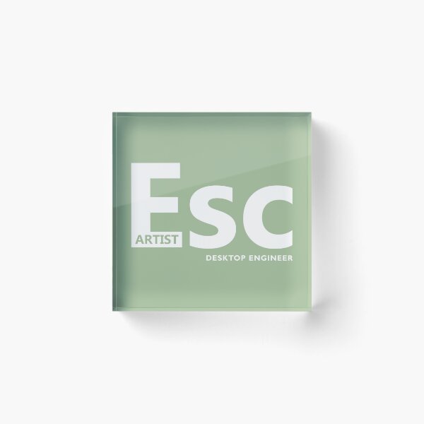 Item preview,  Esc artist - white type designed and sold by bluehair.