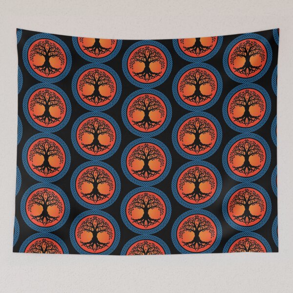 Item preview, Vintage Celtic Tree Of Life Yggdrasil designed and sold by designandclouds.
