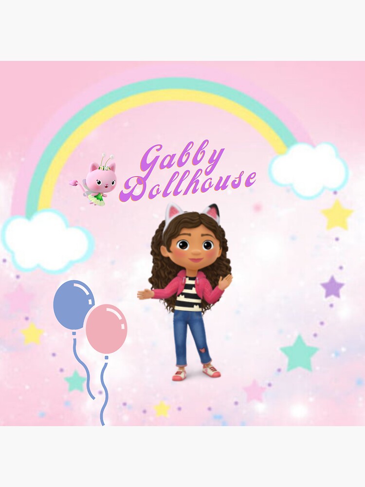 Baby Box Gabby Dollhousegabby's Dollhouse Birthday Party Backdrop - Vinyl  Photo Banner For Girls