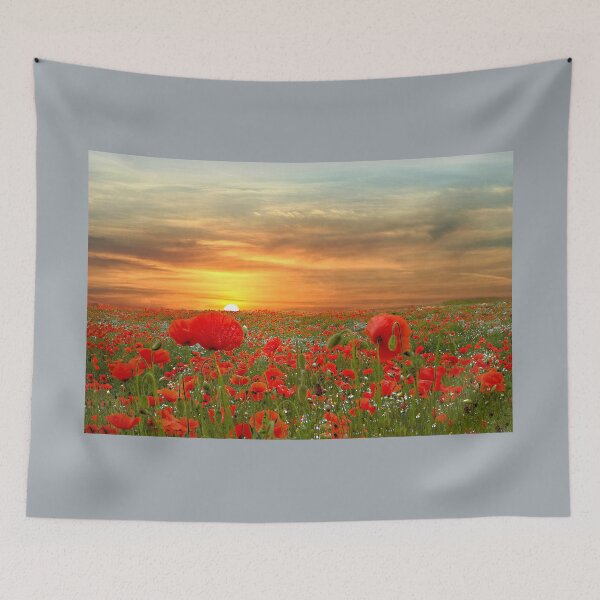 Item preview, Sunset Poppy Field designed and sold by Alisonchambers2.