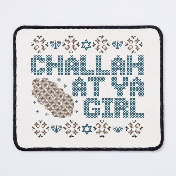 Artikelvorschau, Challah At Ya Girl lustiges Hanukkah hässliches Pullover-Design entworfen und verkauft von alenaz.