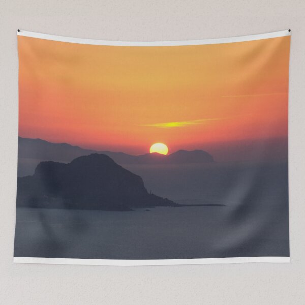 Item preview, Sicily coastline and calm sea at sunset with clean sky designed and sold by cinemadnesshirt.