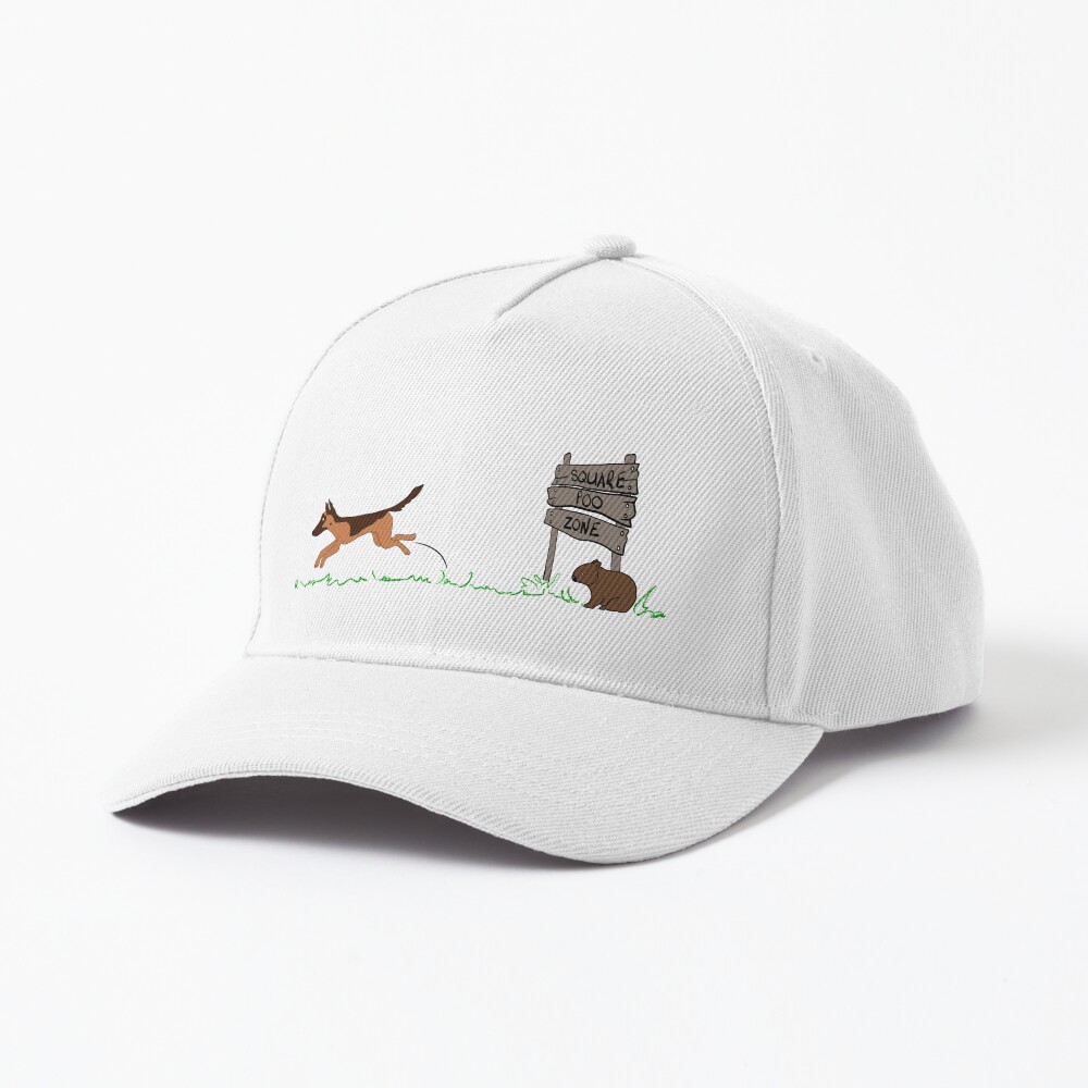 Vista previa del artículo con la obra «Gorra de béisbol», diseñado y vendido por RainbowRhino.