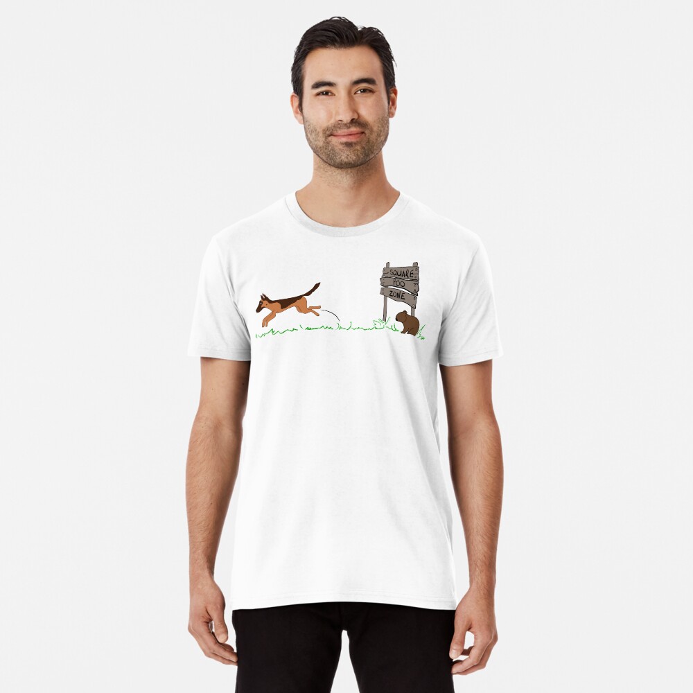 Vista previa del artículo con la obra «Camiseta premium», diseñado y vendido por RainbowRhino.