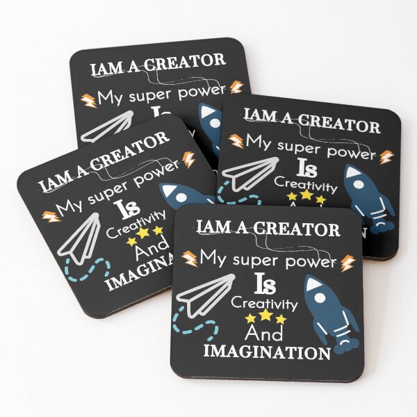 Item preview, Iam a creator my superpower is creativity and imagination. designed and sold by Everyday_wonder .