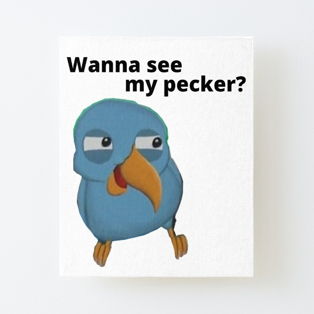 Wanna See My Pecker Bird Memes