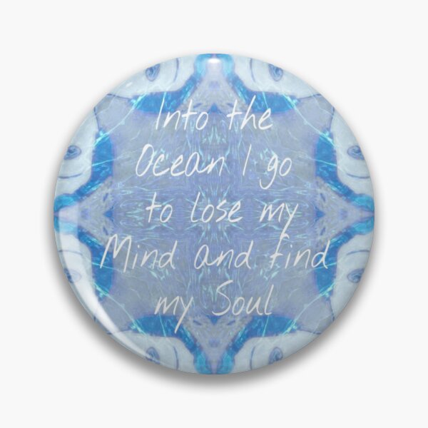 Item preview, Into the Ocean Deep I go to lose my Mind and find my Soul Artist Jenny Meehan  designed and sold by Jenny Meehan Art Prints and Patterns  .