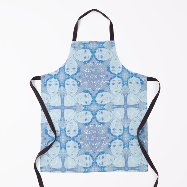 Item preview, Into the Ocean Deep I go to lose my Mind and find my Soul Artist Jenny Meehan  designed and sold by Jenny Meehan Art Prints and Patterns  .