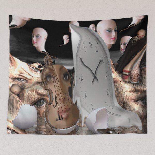 Item preview, Bartok string quartet on mountain of eyes  designed and sold by Lawrence Alfred Powell.