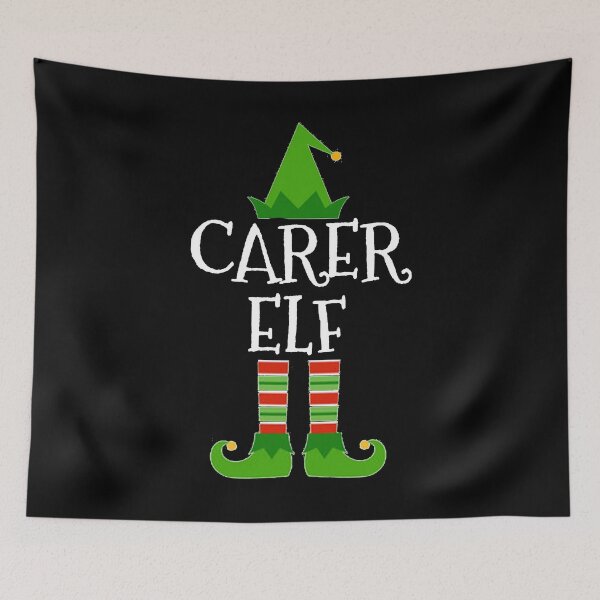 Item preview, Carer Elf - Funny Home Health Aide Christmas product designed and sold by TopRatedDesigns.