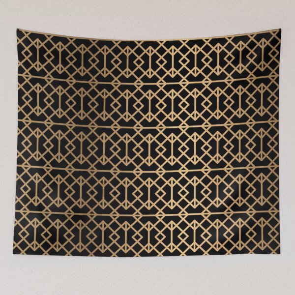 Item preview, Gold and black elegant pattern designed and sold by NoahDea.