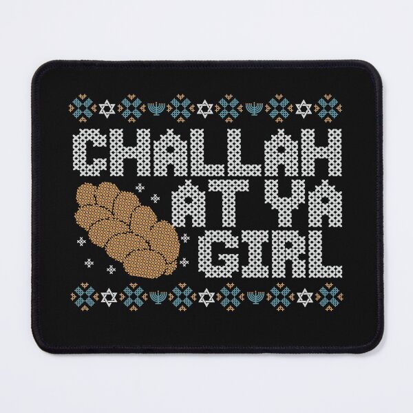 Item preview, Challah At Ya Girl Ugly Hanukkah Sweater Jewish Bread  designed and sold by alenaz.