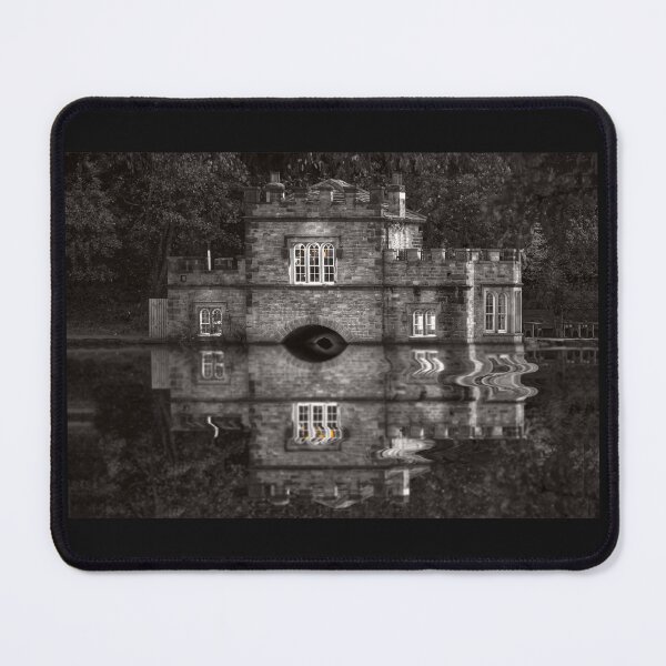 Item preview, Newmillerdam Boathouse Monochrome designed and sold by Alisonchambers2.