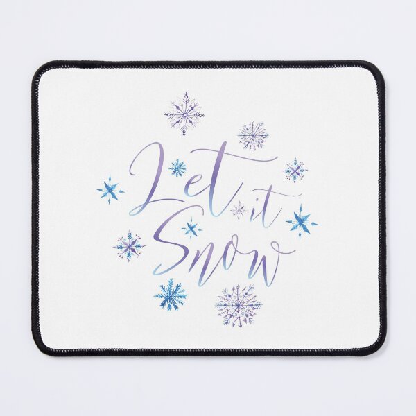 Item preview, Let It Snow | Creative Winter Phrase Typography designed and sold by mschubbybunny.