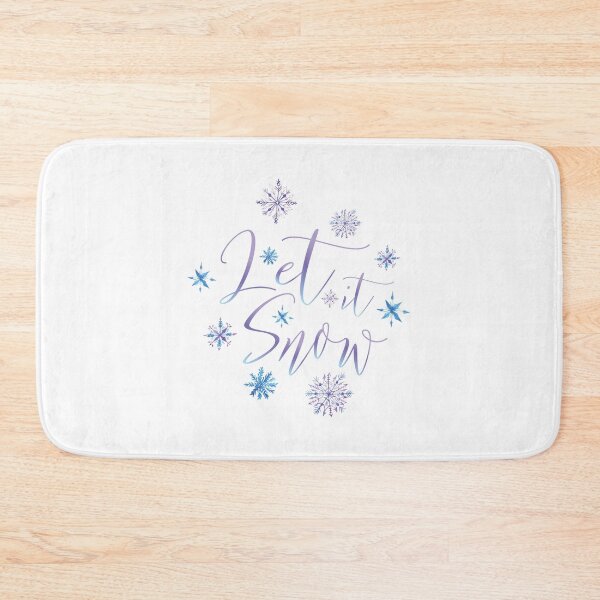Item preview, Let It Snow | Creative Winter Phrase Typography designed and sold by mschubbybunny.