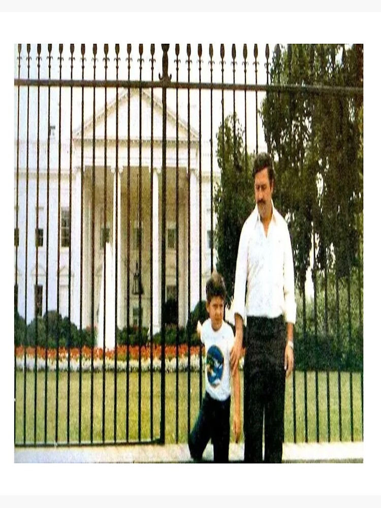 Pablo Escobar  son outiside the White House 1981  Hija de pablo escobar  Malos de peliculas Pablo emilio escobar