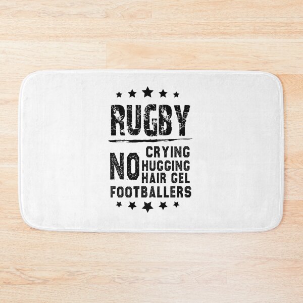 Item preview, funny rugby gift rugby no crying  hugging hair gel footballers sarcastic offended saying Birthday Meme Girlfriend boyfriend designed and sold by joygift369.