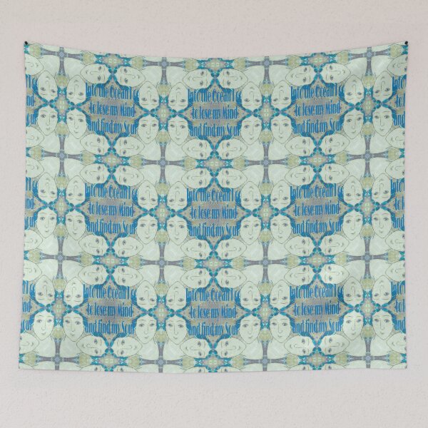 Item preview, Retro Into the Ocean Wild Swimmer Open Water Swim Art Jenny Meehan  designed and sold by Jenny Meehan Art Prints and Patterns  .