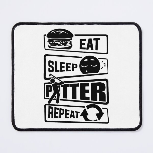 Item preview, Love Golf Putter Evolution of Golfer Evovle Golfing Mechanics Eat Sleep Putter Repeat Gift Premium Apparel Funny Holiday Xmas designed and sold by DesignByHeartUK.