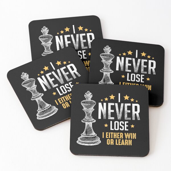 Item preview, I Never Lose - Chess edition designed and sold by ChessMadness.