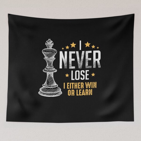 Item preview, I Never Lose - Chess edition designed and sold by ChessMadness.