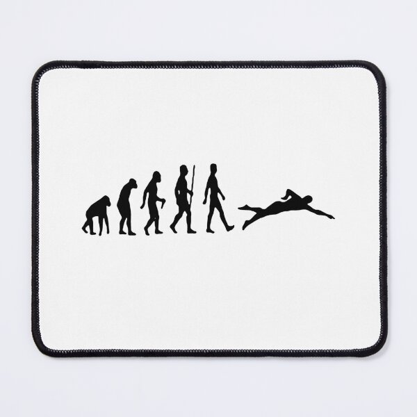 Item preview, Swimming Evolution of Swimmer Life in the Fast Lane Swimming Art Design Happy Apparel Essential Inspiration Joy Mood Funny designed and sold by DesignByHeartUK.