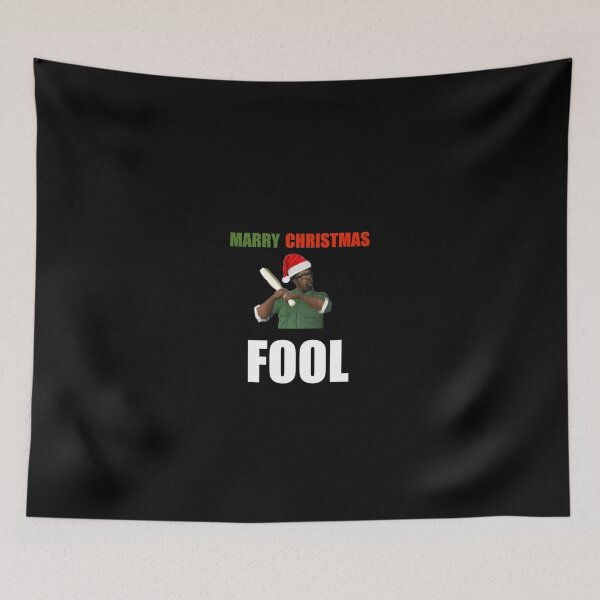 Item preview, Big Smoke Meme (Xmas Edition) designed and sold by FunGuru.