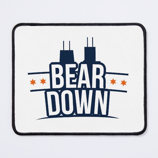 Item preview, Bear Down Navy & Orange Logo Wordmark designed and sold by Bear Creative.