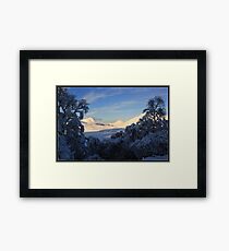 Stac Pollaidh Snow Framed Print