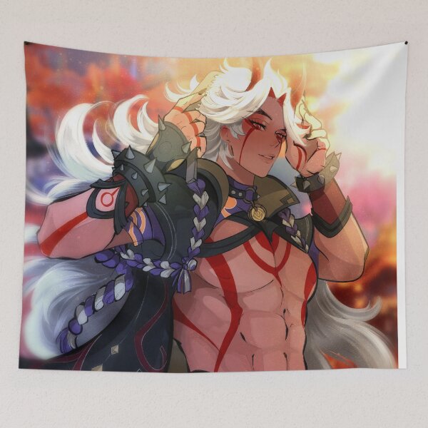 Item preview, itto arataki -genshin impact  designed and sold by Mari-Firefly.