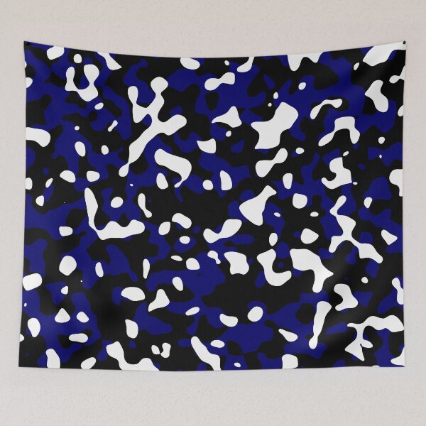 Item preview, Camouflage blue and white designed and sold by Tshirtstory.