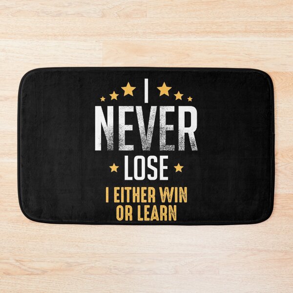 Item preview, I Never Lose designed and sold by ChessMadness.