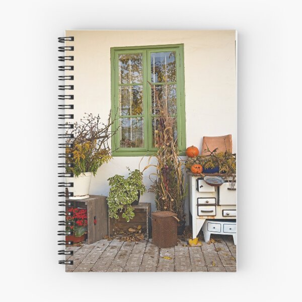 Item preview, farm yard with old things in autumn designed and sold by goceris.
