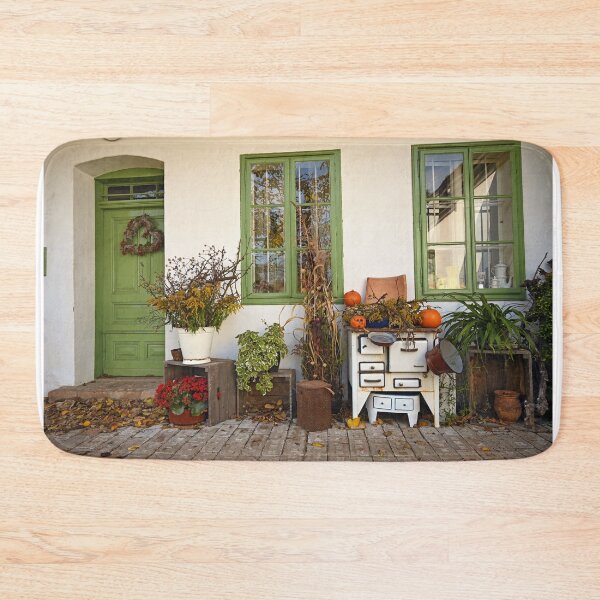 Item preview, farm yard with old things in autumn designed and sold by goceris.