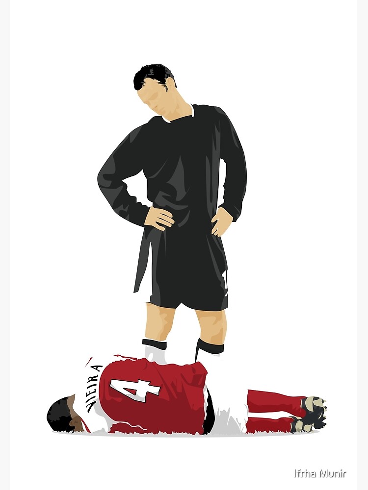 "Ryan Giggs vs Patrick Vieira - Manchester United " Framed ...