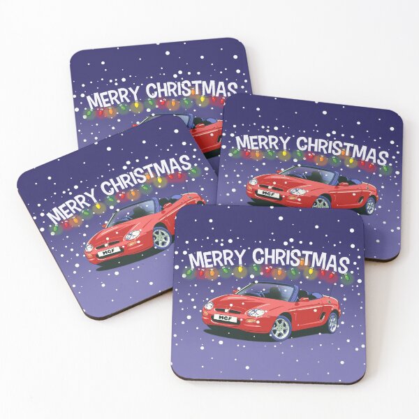 Item preview, Red MGF Car Christmas Card designed and sold by Webazoot Industries - Car Art.