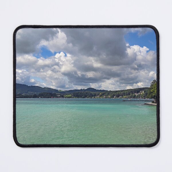 Item preview, cloudy sky above the Lake Attersee landscape designed and sold by goceris.