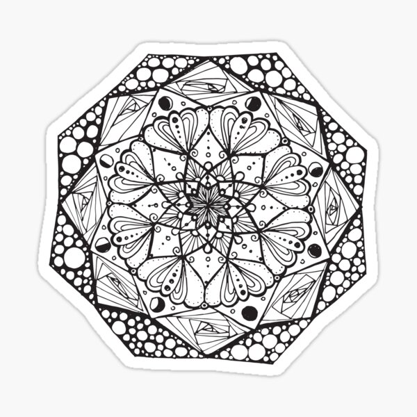 Mandala #4 Sticker