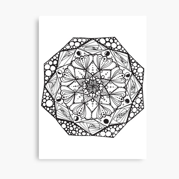 Mandala #4 Canvas Print