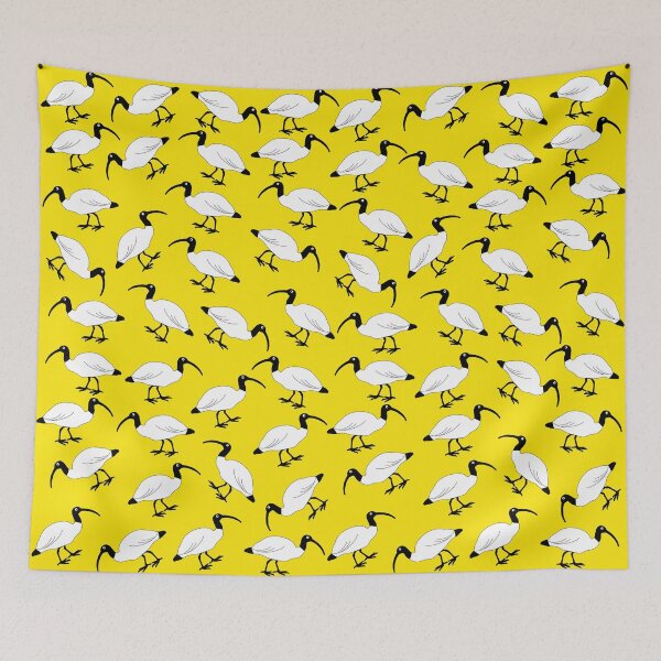 Item preview, Lots Of Bin Chickens Pattern yellow designed and sold by Digitaldingo.