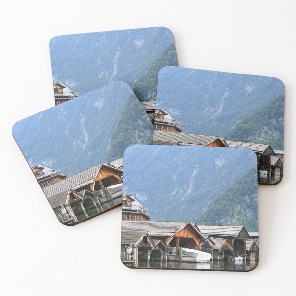 Item preview, Hallstatt mountain village Hallstatter Lake in Austria designed and sold by goceris.