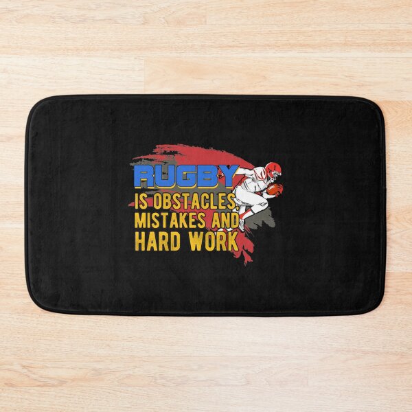 Item preview, Rugby Is Obstacles Mistakes And Hard Work   designed and sold by TShirtGeners.