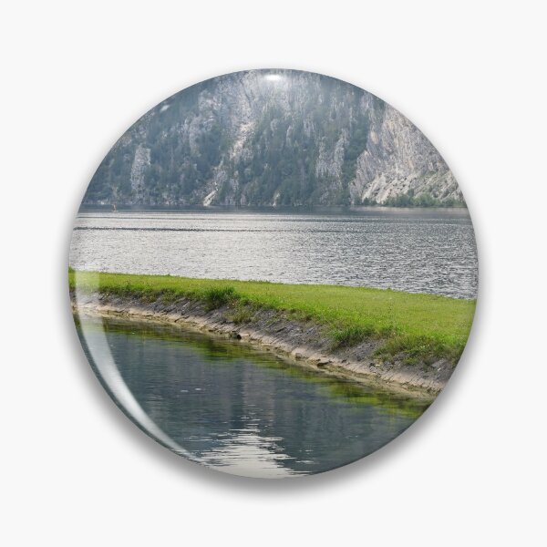 Item preview, Lake Traun Traunsee in Traunkirchen Upper Austria landscape  designed and sold by goceris.
