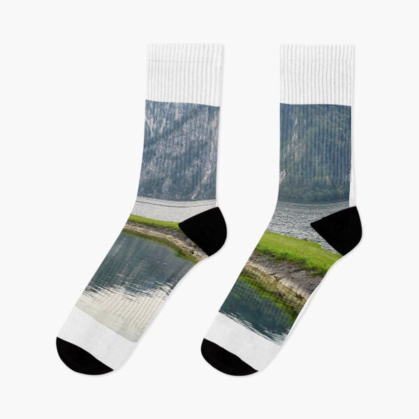 Item preview, Lake Traun Traunsee in Traunkirchen Upper Austria landscape  designed and sold by goceris.