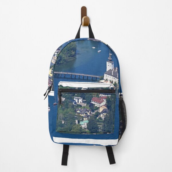 Item preview, Panoramic view of medieval castle Schloss Ort Orth on lake Traunsee in Gmunden Upper Austria  designed and sold by goceris.